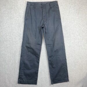 Diesel Jeans Men 29x29 Lightweight Chinos Gray Zip Fly Flap Pocket Casual Modern